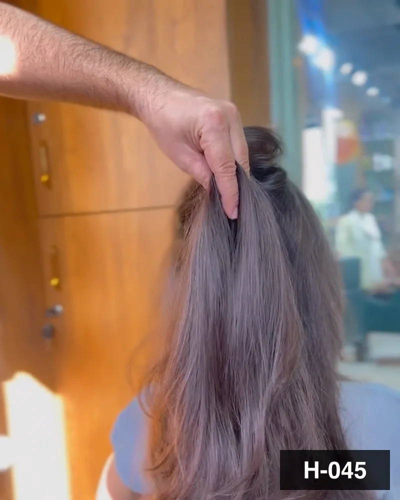 Long hair worked through and shown at length at Salon By Babita, Haldwani — reference H-045